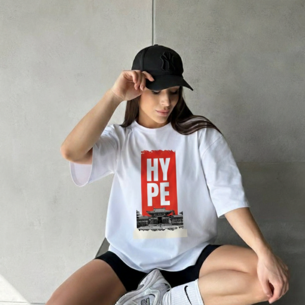 Hype Statement Oversized/Regular Unisex Tee